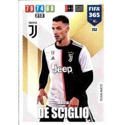 Mattia De Sciglio Juventus 252 FIFA 365 Adrenalyn XL 2020