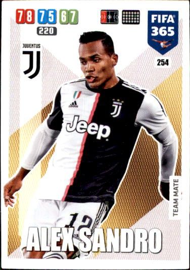 Sale Card Online Alex Sandro Juventus Panini Adrenalyn XL Fifa 365
