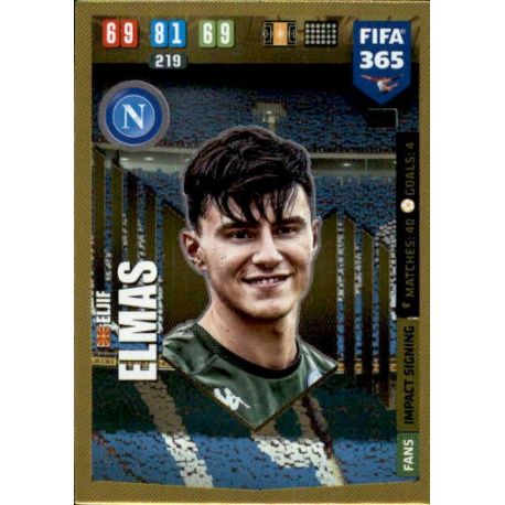 Eljif Elmas Impact Signing SSC Napoli 266 FIFA 365 Adrenalyn XL 2020