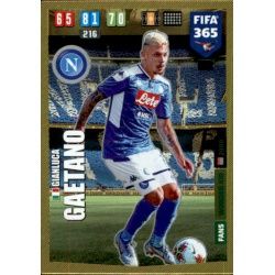 Gianluca Gaetano Wonder Kid SSC Napoli 267 FIFA 365 Adrenalyn XL 2020
