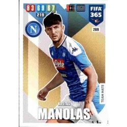Kostas Manolas SSC Napoli 269 FIFA 365 Adrenalyn XL 2020