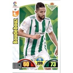 Boudebouz Betis 87 Cards Básicas 2017-18