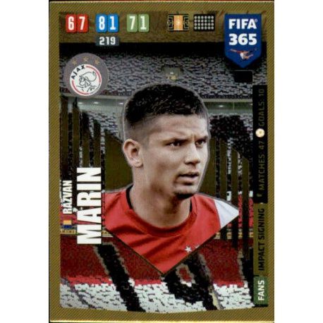 Razvan Marin Impact Signing AFC Ajax 284 FIFA 365 Adrenalyn XL 2020