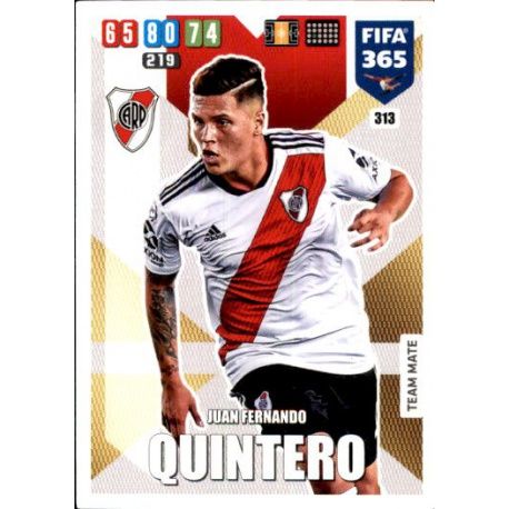 Juan Fernando Quintero River Plate 313 FIFA 365 Adrenalyn XL 2020