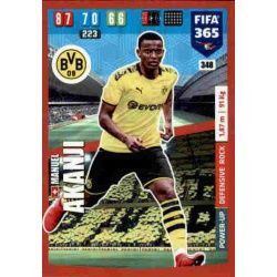 Manuel Akanji Defensive Rock Power-Up Borussia Dortmund 348 FIFA 365 Adrenalyn XL 2020
