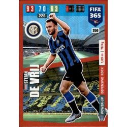 Srefan de Vrij Defensive Rock Power-Up Inter Milan 350 FIFA 365 Adrenalyn XL 2020