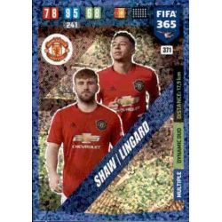Shaw - Lingard Dynamic Duo Multiple Manchester United 371 FIFA 365 Adrenalyn XL 2020