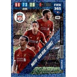 Matip - van Dijk - Gomez Power Trio Multiple Liverpool 380 FIFA 365 Adrenalyn XL 2020