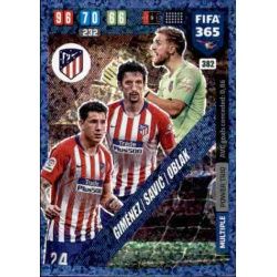 Giménez - Savić - Oblak Power Trio Multiple Atlético Madrid 382 FIFA 365 Adrenalyn XL 2020