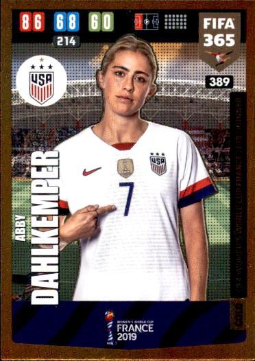 Panini Frauen WM 2019 Sticker 411 USA Abby Dahlkemper 