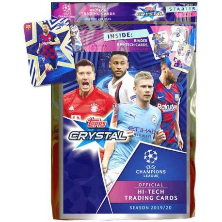 Collection Topps Crystal Uefa Champions League Hi-Tech Trading Cards 2019-20 Complete Collections