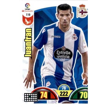 Juanfran Deportivo 110 Cards Básicas 2017-18