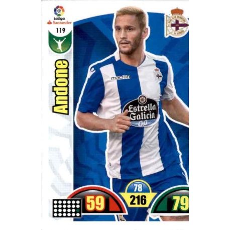 Andone Deportivo 119 Cards Básicas 2017-18