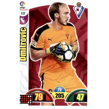 Dmitrovic Eibar 127 Cards Básicas 2017-18