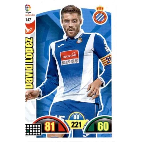 David López Espanyol 147 Cards Básicas 2017-18