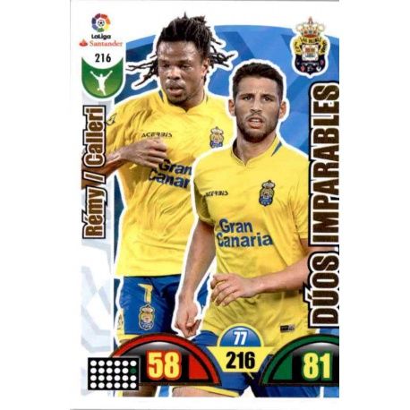 Rémy / Calleri Las Palmas 216 Cards Básicas 2017-18