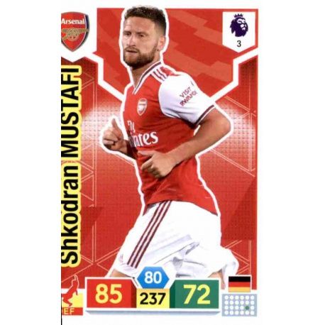 Shkodran Mustafi Arsenal 3 Adrenalyn XL Premier League 2019-20