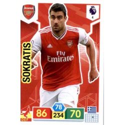 Sokratis Papastathopoulos Arsenal 4 Adrenalyn XL Premier League 2019-20