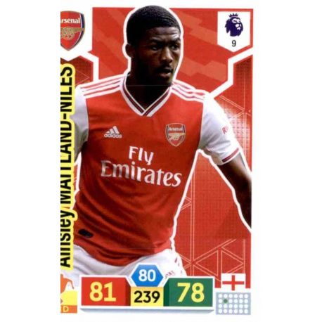 Ainsley Maitland-Niles Arsenal 9 Adrenalyn XL Premier League 2019-20