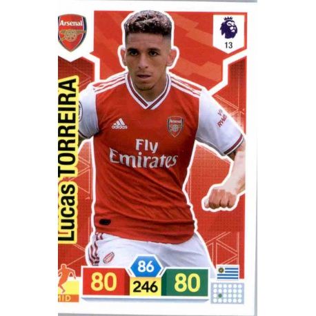 Lucas Torreira Arsenal 13 Adrenalyn XL Premier League 2019-20