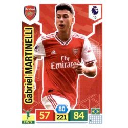 Gabriel Martinelli Arsenal 15 Adrenalyn XL Premier League 2019-20