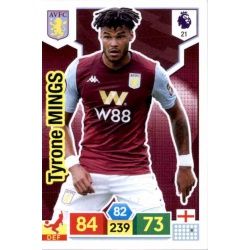 Tyrone Mings Aston Villa 21 Adrenalyn XL Premier League 2019-20