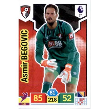 Asmir Begovic AFC Bournemouth 37 Adrenalyn XL Premier League 2019-20