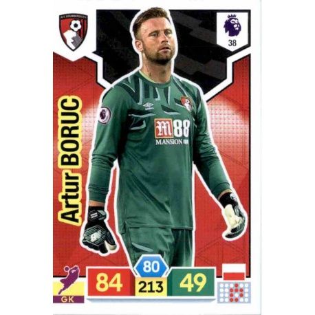 Artur Boruc AFC Bournemouth 38 Adrenalyn XL Premier League 2019-20