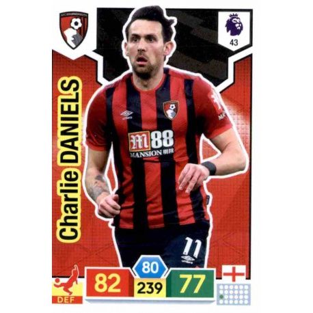 Charlie Daniels AFC Bournemouth 43 Adrenalyn XL Premier League 2019-20