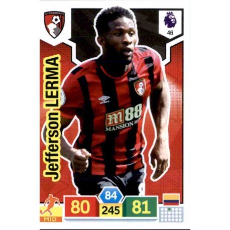 Jefferson Lerma AFC Bournemouth 46 Adrenalyn XL Premier League 2019-20