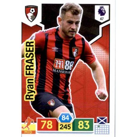 Ryan Fraser AFC Bournemouth 47 Adrenalyn XL Premier League 2019-20