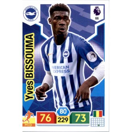 Yves Bissouma Brighton & Hove Albion 66 Adrenalyn XL Premier League 2019-20