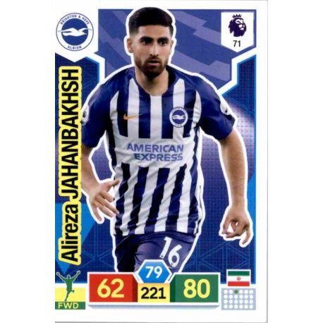 Alireza Jahanbakhsh Brighton & Hove Albion 71 Adrenalyn XL Premier League 2019-20