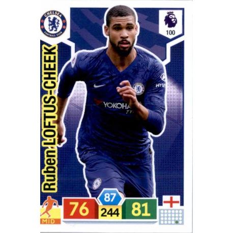 Ruben Loftus-Cheek Chelsea 100 Adrenalyn XL Premier League 2019-20