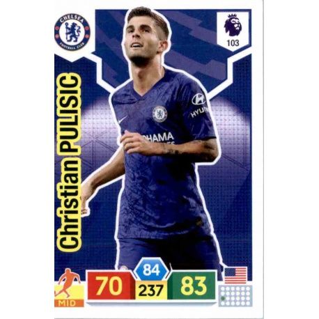 Christian Pulisic Chelsea 103 Adrenalyn XL Premier League 2019-20