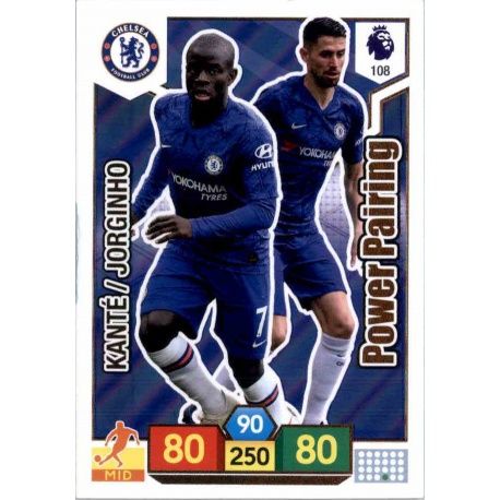 N’Golo Kanté - Jorginho Chelsea 108 Adrenalyn XL Premier League 2019-20