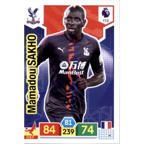 Mamadou Sakho Crystal Palace 113 Adrenalyn XL Premier League 2019-20