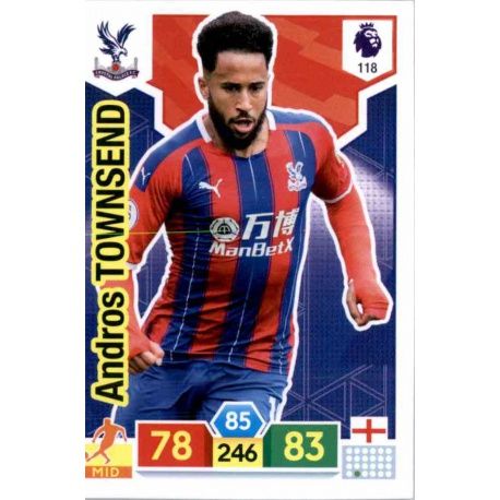 Andros Townsend Crystal Palace 118 Adrenalyn XL Premier League 2019-20