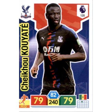 Cheikhou Kouyaté Crystal Palace 120 Adrenalyn XL Premier League 2019-20