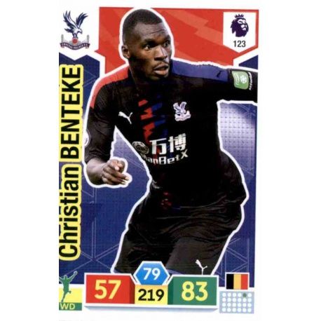 Christian Benteke Crystal Palace 123 Adrenalyn XL Premier League 2019-20