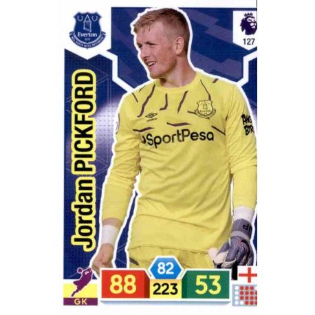 Jordan Pickford Everton 127 Adrenalyn XL Premier League 2019-20
