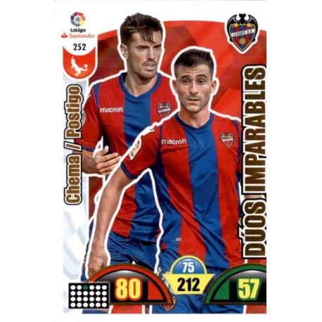 Chema / Postigo Levante 252 Cards Básicas 2017-18