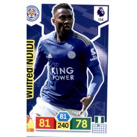 Wilfred Ndidi Leicester City 154 Adrenalyn XL Premier League 2019-20