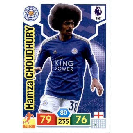 Hamza Choudhury Leicester City 158 Adrenalyn XL Premier League 2019-20