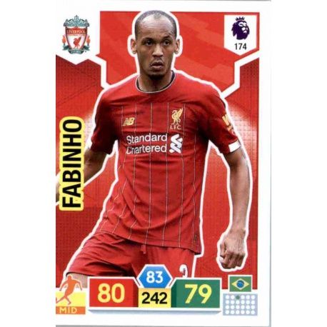 Fabinho Liverpool 174 Adrenalyn XL Premier League 2019-20