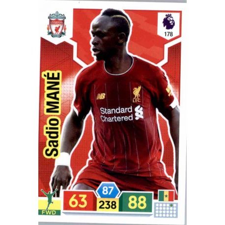 Sadio Mané Liverpool 178 Adrenalyn XL Premier League 2019-20