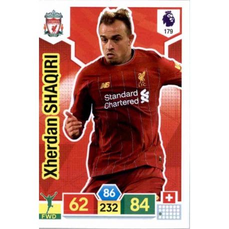 Xherdan Shaqiri Liverpool 179 Adrenalyn XL Premier League 2019-20