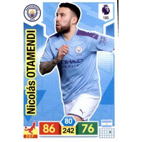 Nicolás Otamendi Manchester City 185 Adrenalyn XL Premier League 2019-20
