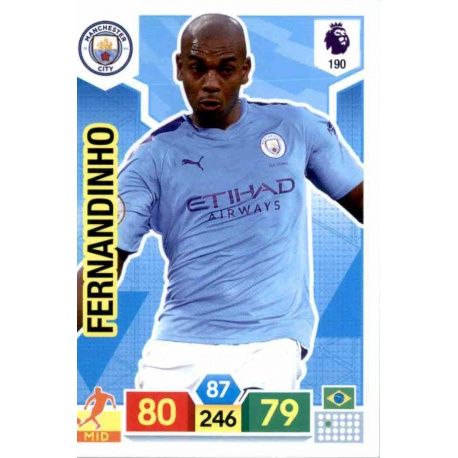 Fernandinho Manchester City 190 Adrenalyn XL Premier League 2019-20