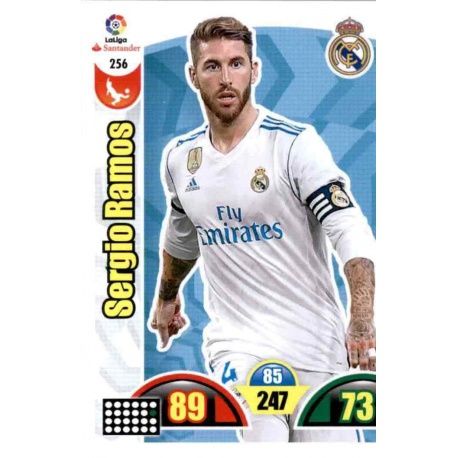 Sergio Ramos Real Madrid 256 Cards Básicas 2017-18